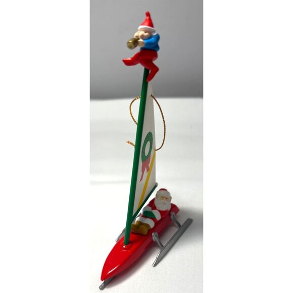 Santas Best Christmas Charmers Glide Tidings First Edition Collectible Ornament - Picture 2 of 4
